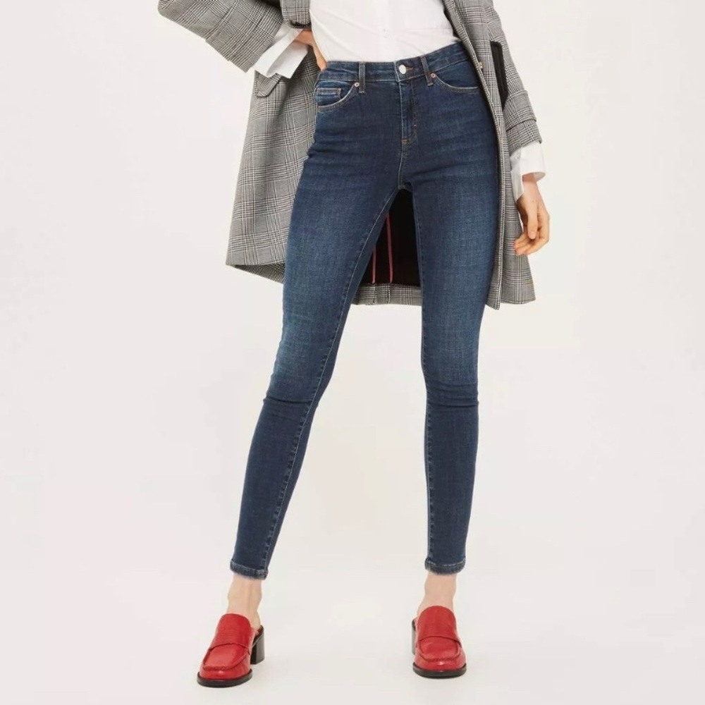 Topshop Motto Mid Rise Stretch Ankle Jean- Size 26